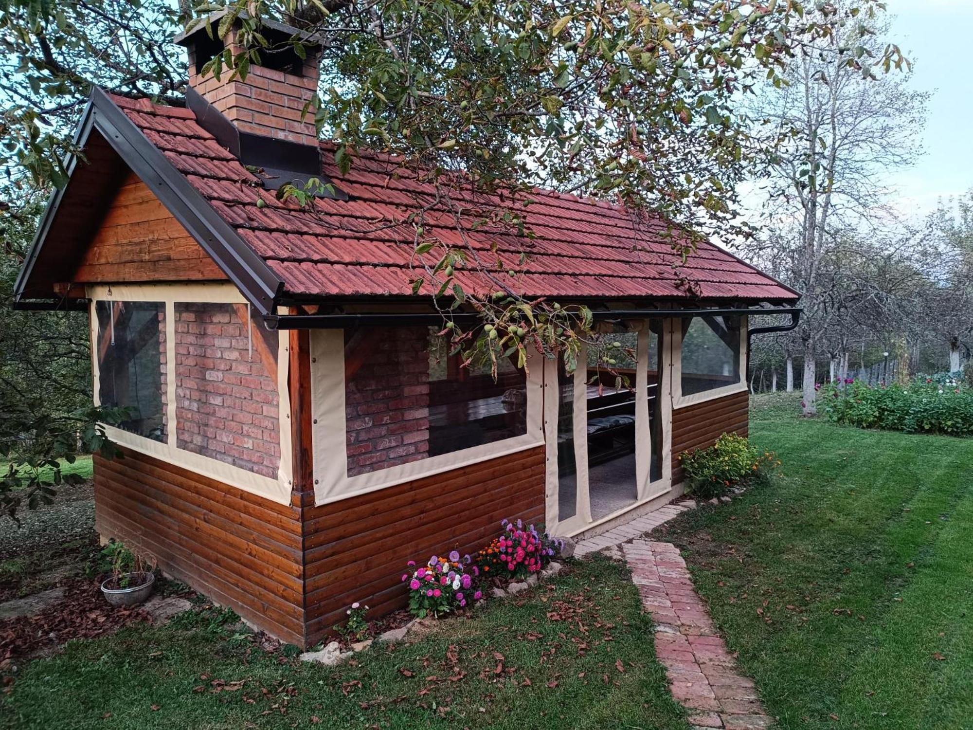 Holiday Home "Sleme" With Jacuzzi, Big Garden And Arbor With Fireplace Skrad Екстер'єр фото